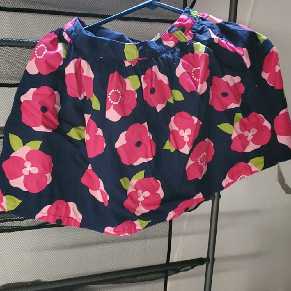 Flowery girls skirt